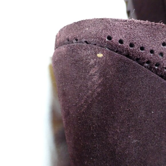 Pedro Garcia Espana Sueded Platform Wedge Sandals Shoes - Picture 9 of 13